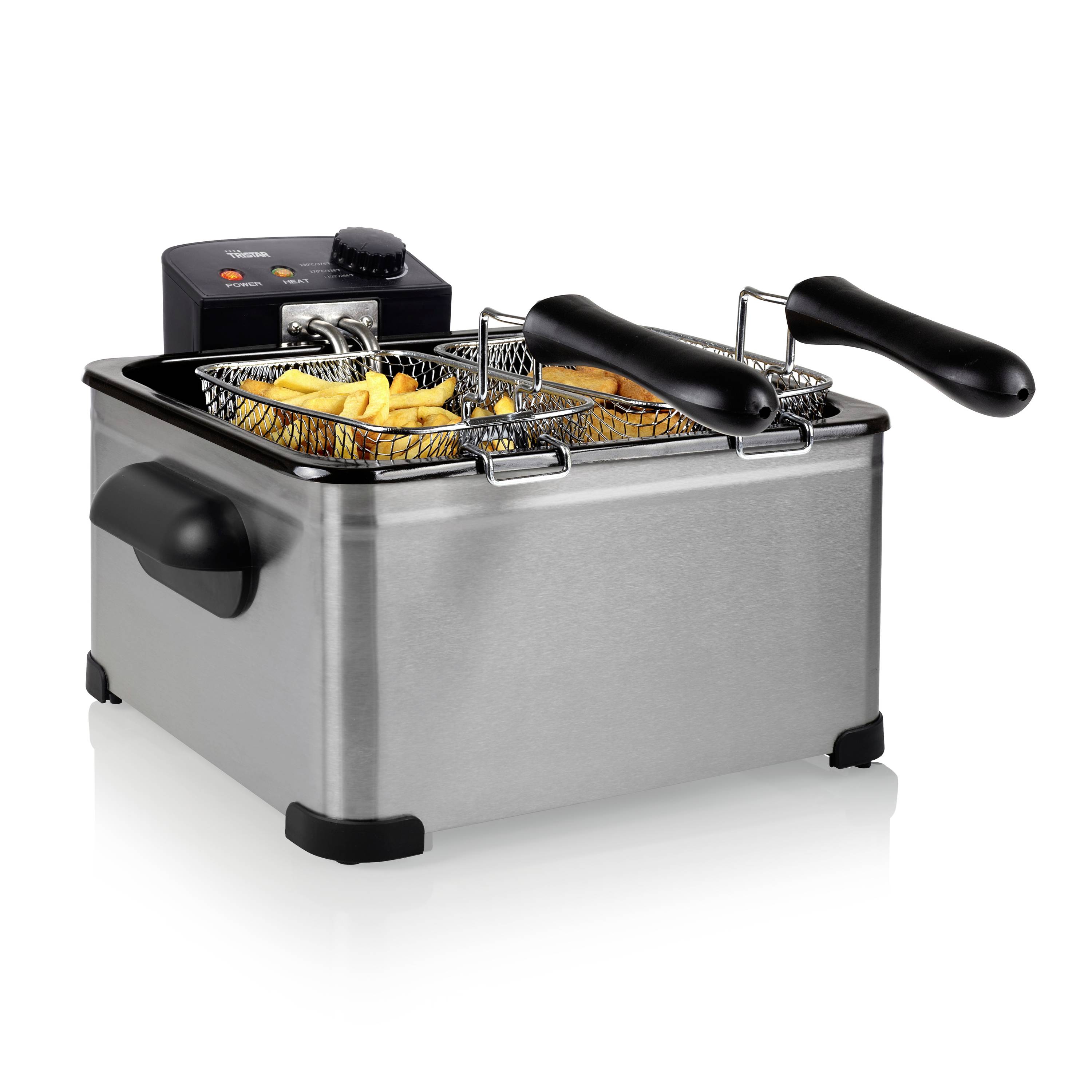 Tristar FR-6949 Friteuse zone froide 5 l 2000 W argent (mat)