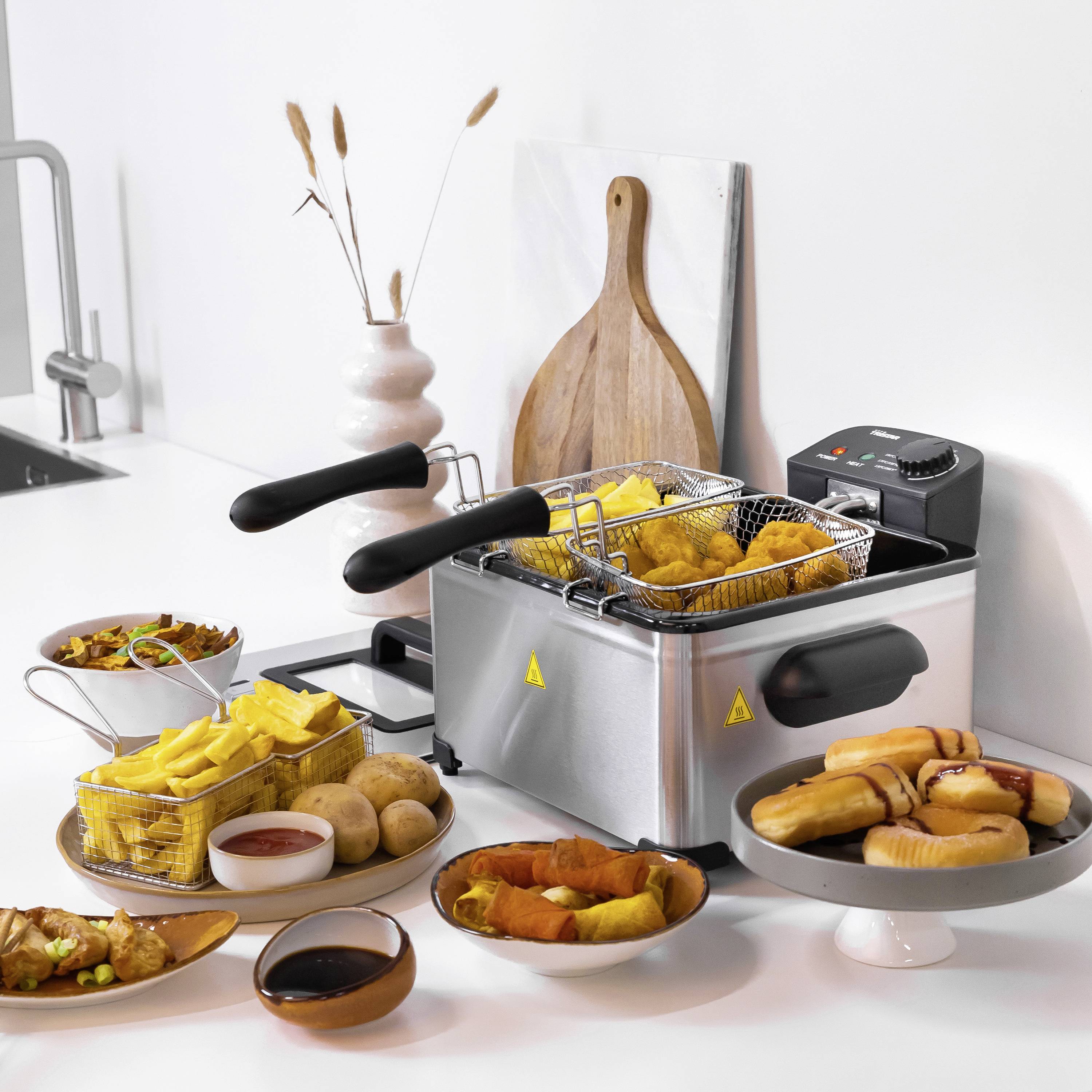 Tristar FR-6949 Friteuse zone froide 5 l 2000 W argent (mat)