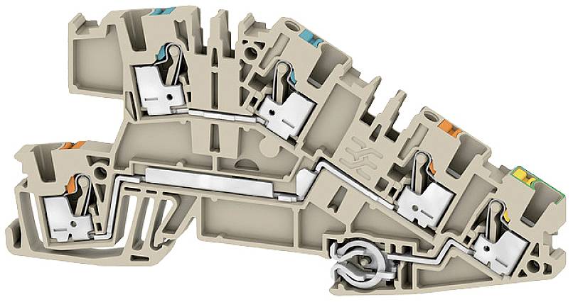 Weidmüller 2668940000 Borne à étages enfichable beige 50 pc(s)