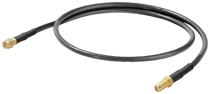 Câble de raccordement Weidmüller antenne 1.00 m noir résistant aux UV