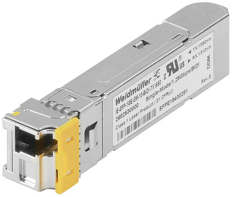IE-SFP-1GE-SM-20-BIDI-TX1310 Weidmüller 2682540000 Module émetteur-récepteur SFP+ 20 km Type de module LC