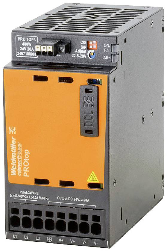 Weidmüller 2467110000 Alimentation à découpage 28.8 V 20 A 480 W