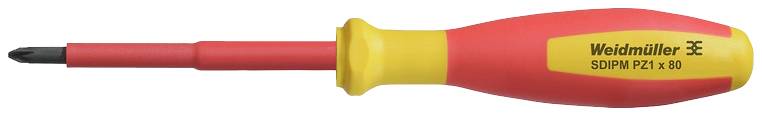 Weidmüller SDIPM PZ1 X 80 2749940000 Tournevis cruciforme 1 Longueur de la lame: 80 mm