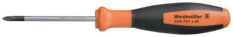 Weidmüller SDK PZ1 X 80 2749440000 Tournevis cruciforme 1 Longueur de la lame: 80 mm