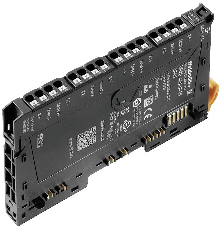 Weidmüller UR20-4AO-UI-16-M-DIAG 2453870000 API - Module de sortie 24 V/DC