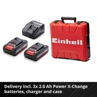 Einhell Professional TP-CD 18/50 Li-i BL (2x2,0Ah) 2 vitesses-Perceuse-visseuse à percussion sans fil + batterie, + chargeur Einhell Professional TP-CD 18/50 Li-i BL (2x2,0Ah) 2 vitesses-Perceuse-visseuse à percussion sans fil + batterie, + chargeur
