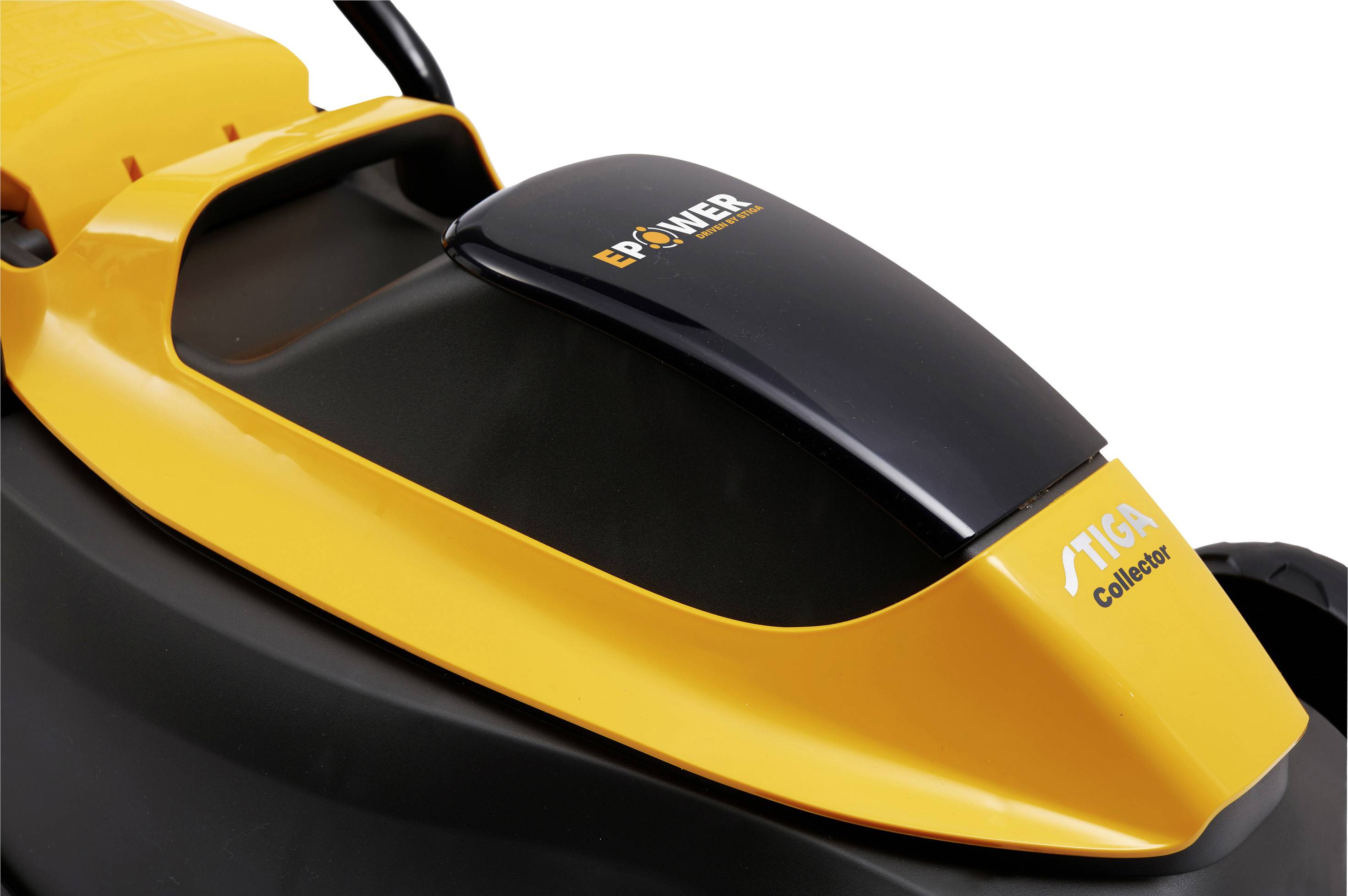 STIGA Collector 132e sans fil Tondeuse à gazon sans fil avec réglage de la hauteur de coupe, avec batterie, avec chargeur 20