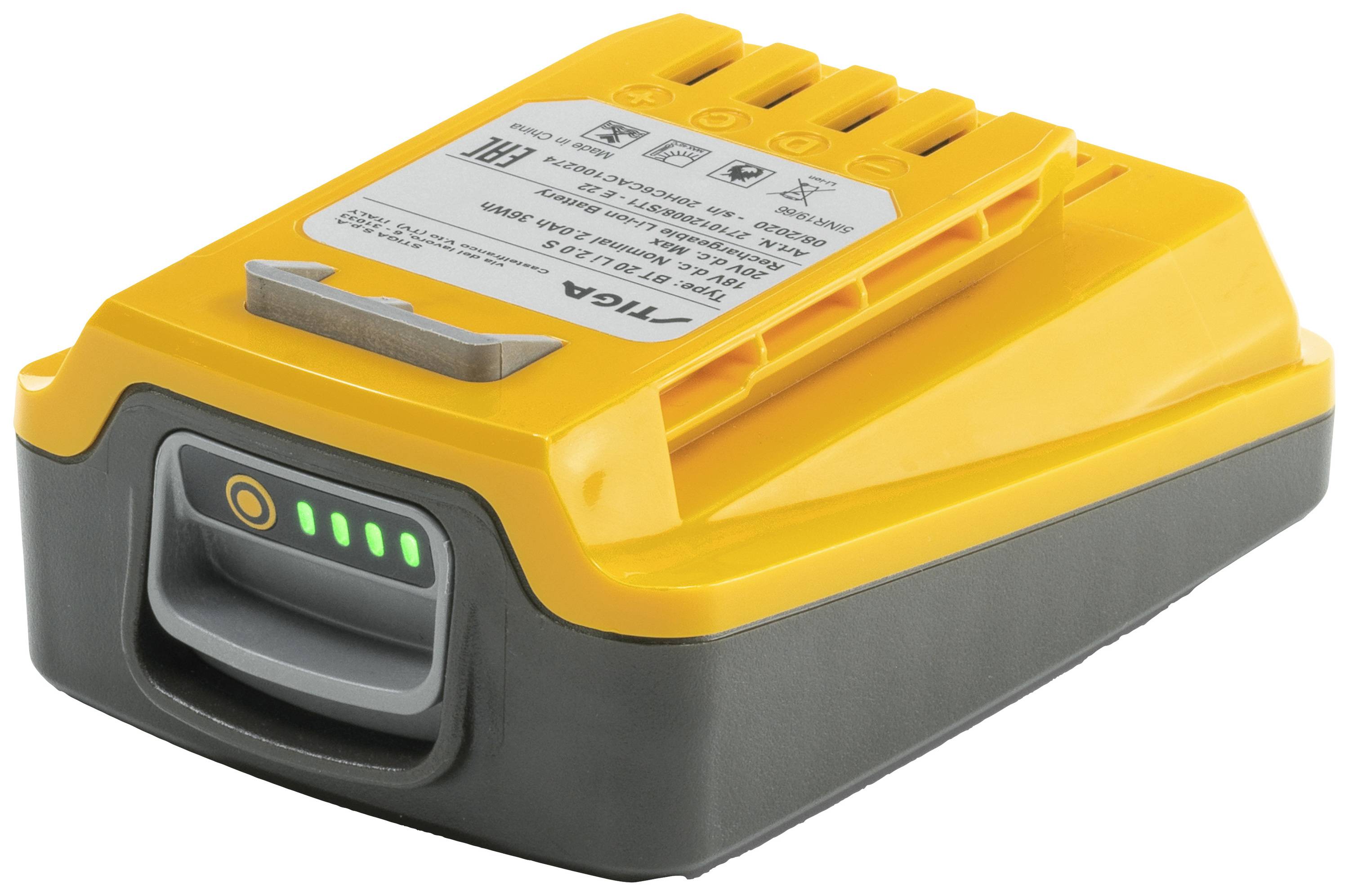 STIGA 271012008/ST1 Akku E 22 Batterie de rechange 20 V 2 Ah Li-Ion