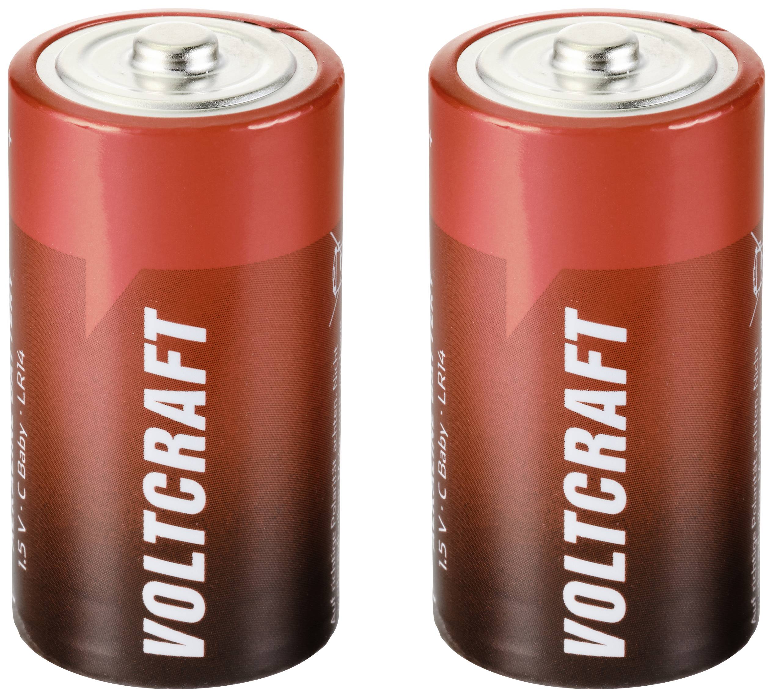 VOLTCRAFT Industrial LR14 Pile LR14 (C) alcaline(s) 7500 mAh 1.5 V 2 pc(s)