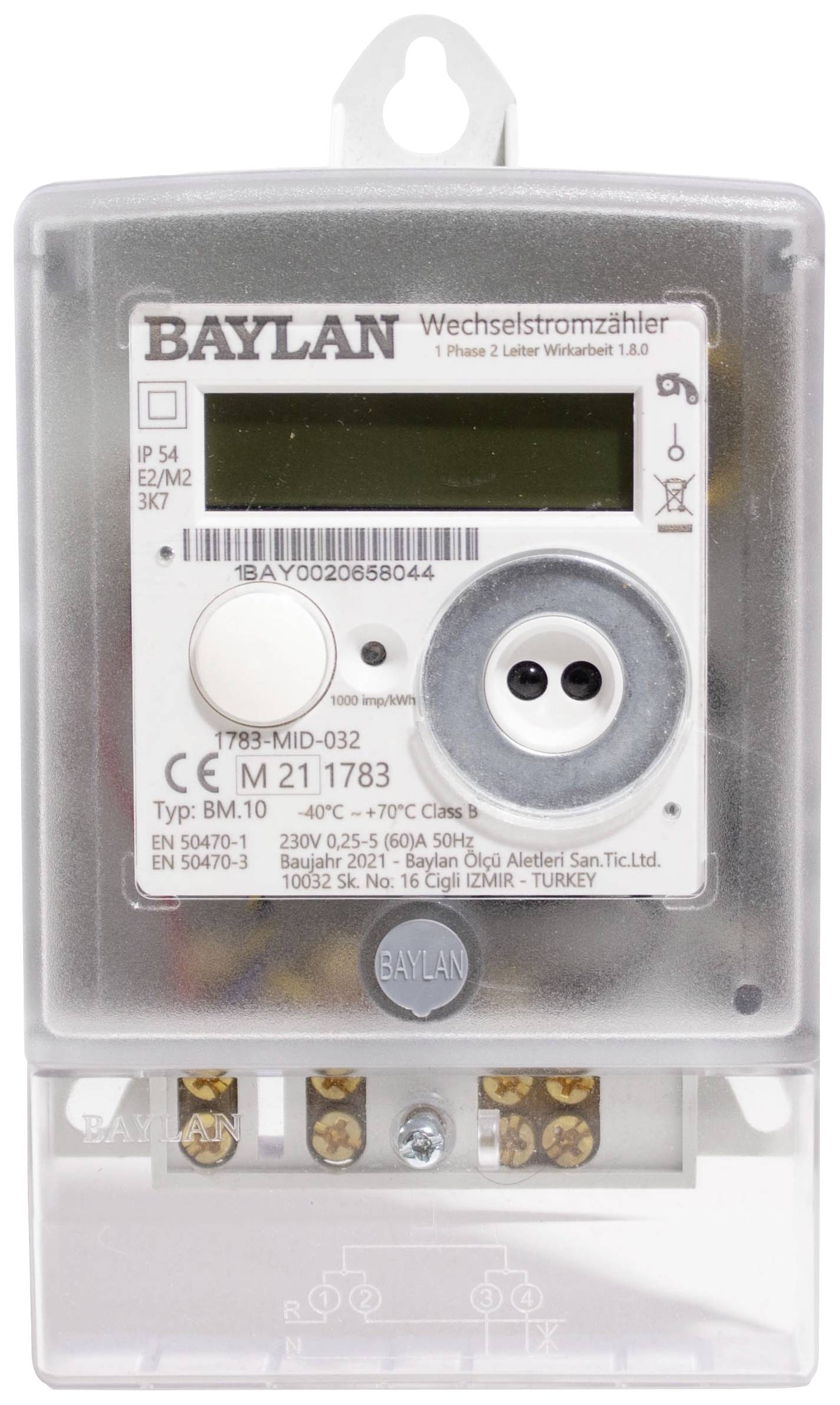 Counttec BT10 BT10 Compteur d'énergie monophasé numérique 60 A conformité MID: oui 1 pc(s)