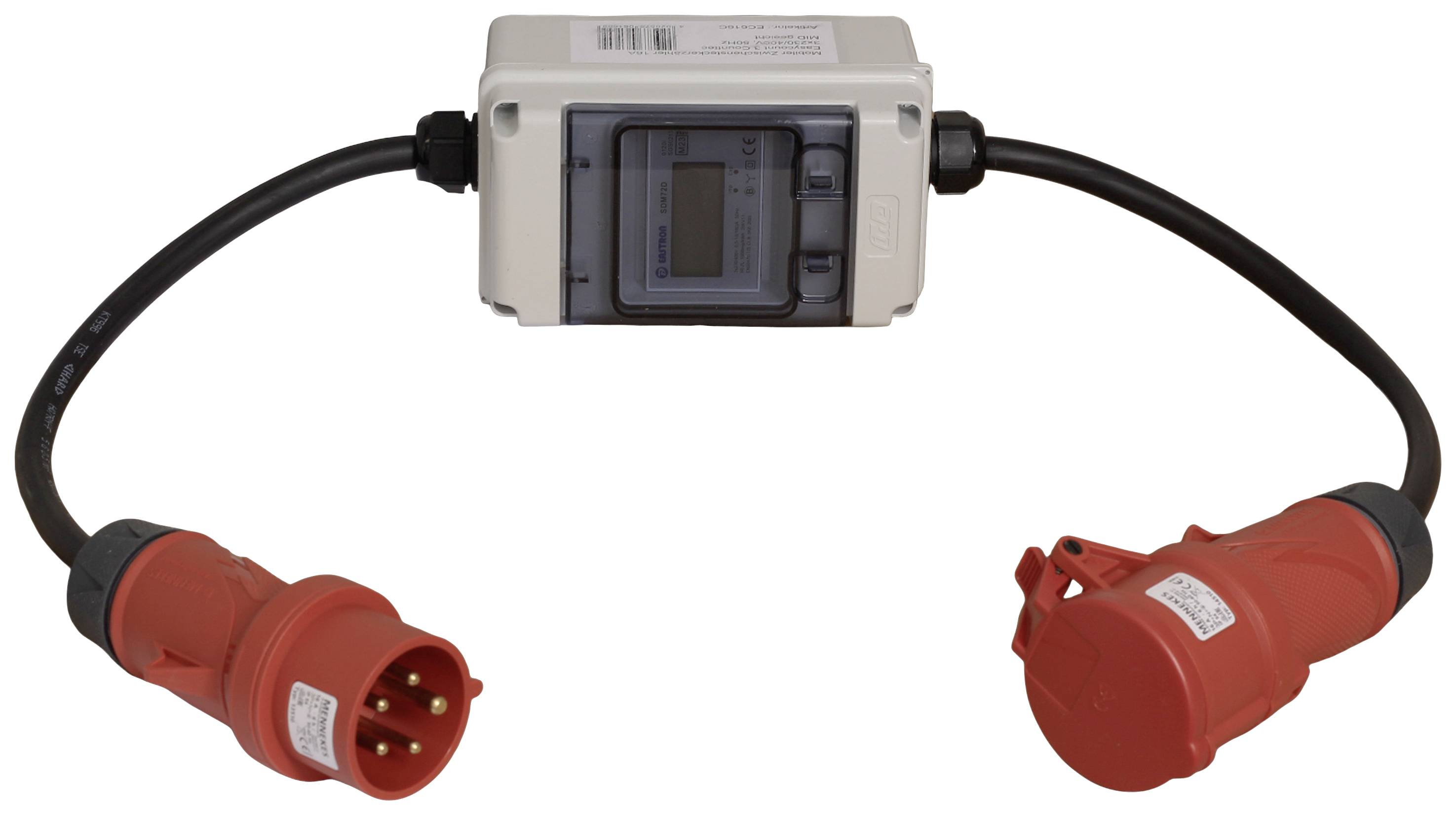 Counttec EC332C EC332C Compteur d'énergie mobile numérique 32 A conformité MID: oui 1 pc(s)