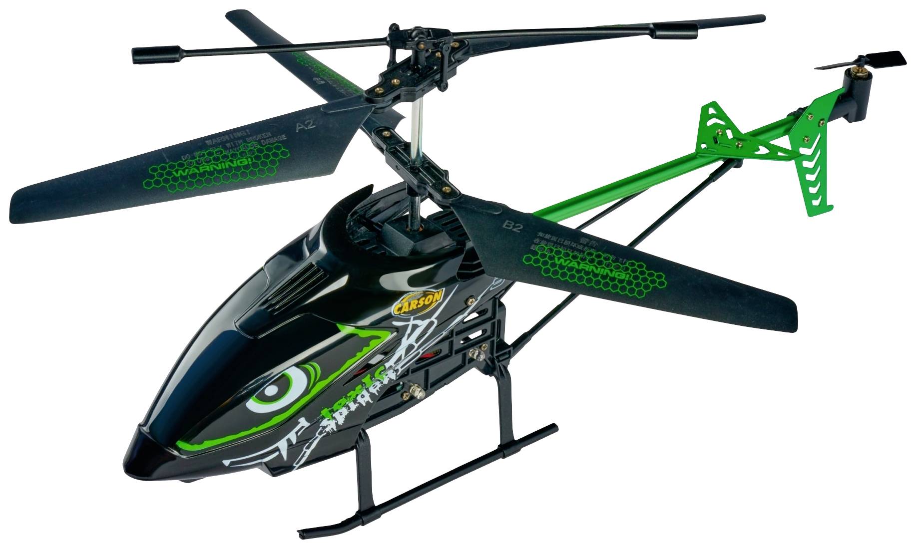 Carson RC Sport Toxic Spider 340 Hélicoptère RC débutant prêt à voler (RtF)