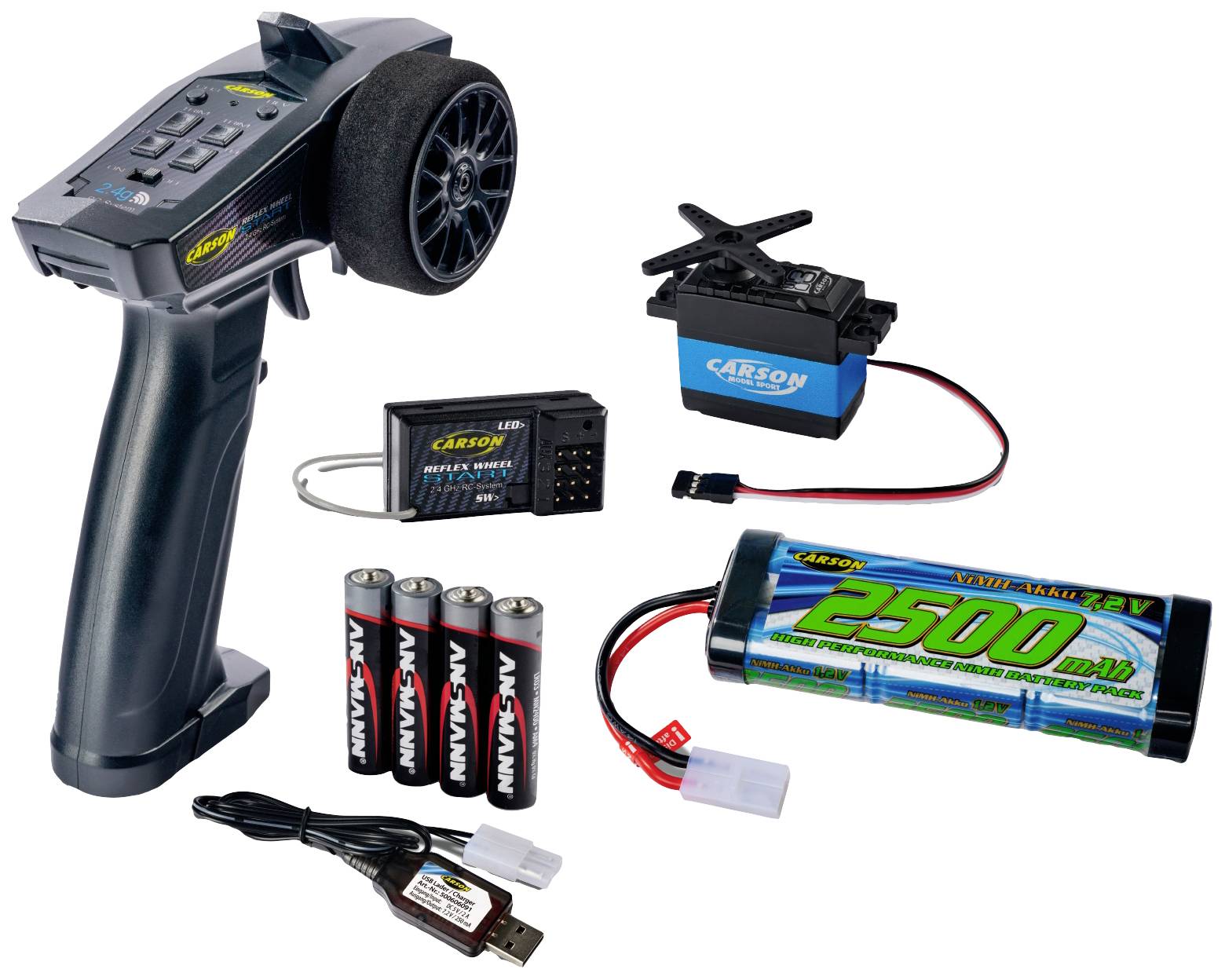 Carson RC Sport Kit pour débutants radiocommande manuelle 2,4 GHz Nombre de canaux: 2