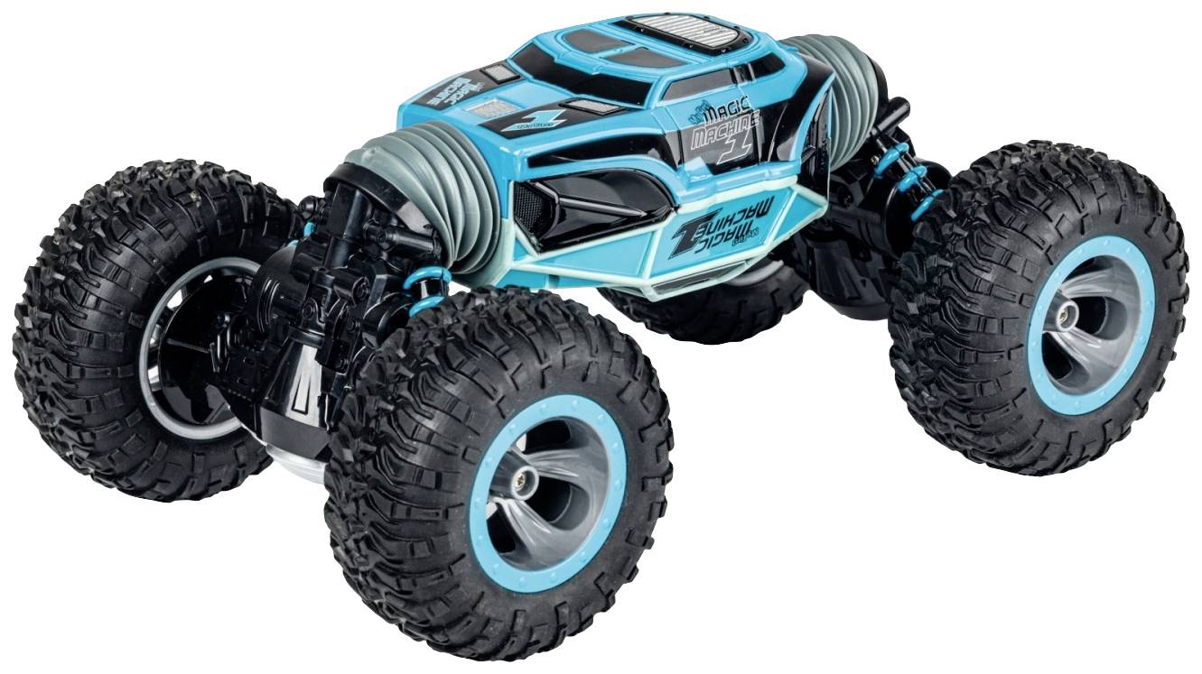 Carson RC Sport 404230 My First Magic Machine 1:10 Véhicule RC débutant électrique Monstertruck avec accu, chargeur et piles pour