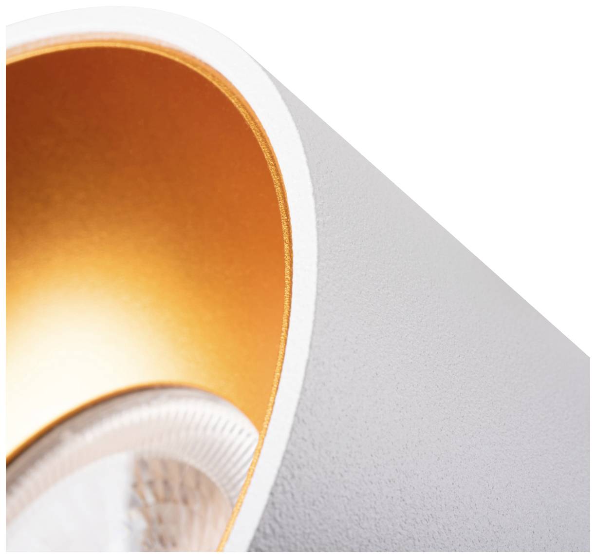 Kanlux 27576 Riti Plafonnier GU10, Par 16 or (mat), blanc mat