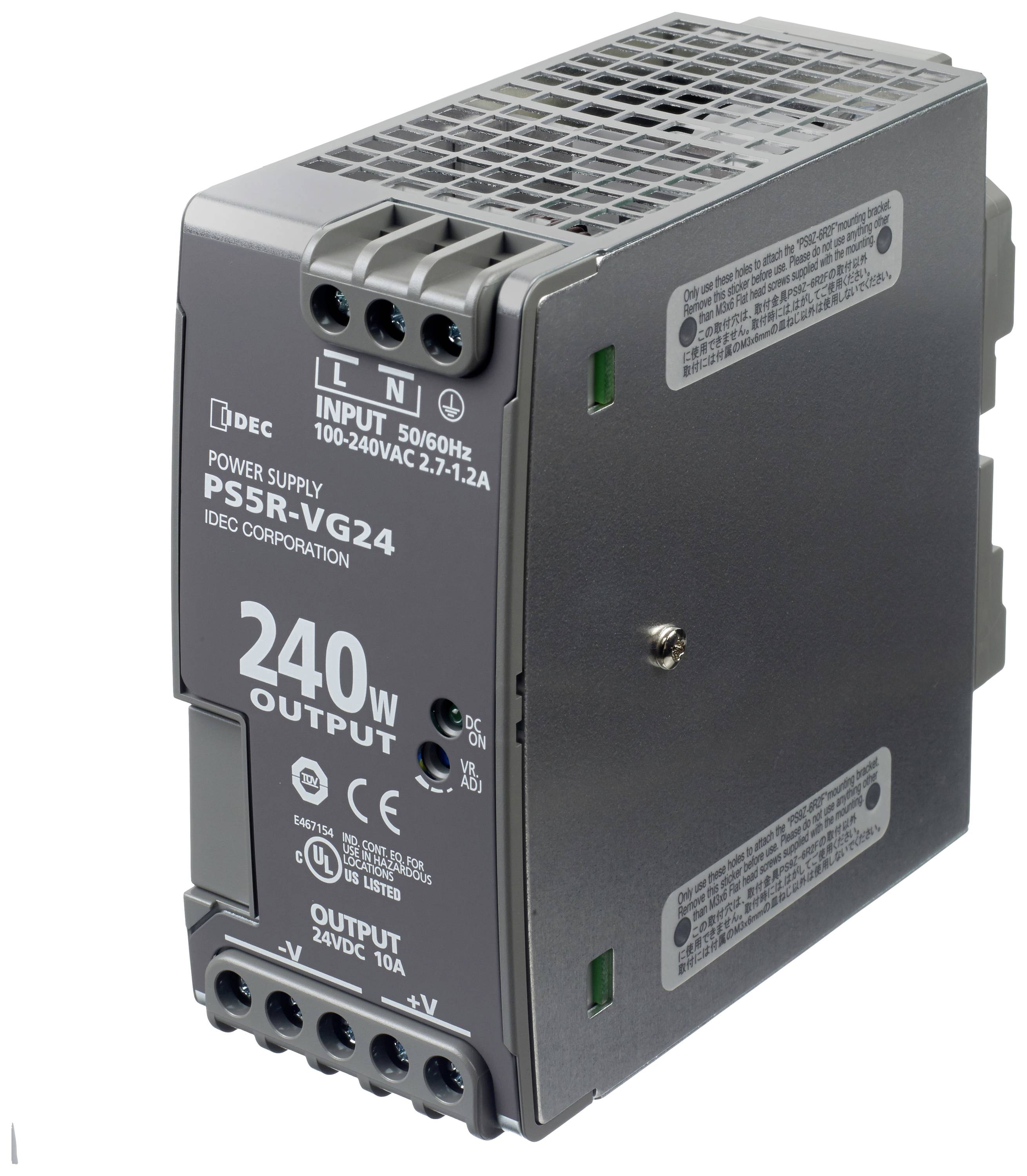 Idec PS5R-VG24 Alimentation rail DIN 240 W Nbr. de sorties:1 x Contenu 1 pc(s)