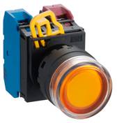 Idec YW1L-AF2E10Q4G Bouton-poussoir lumineux à rappel 1 bouton noir/vert 1 pc(s)