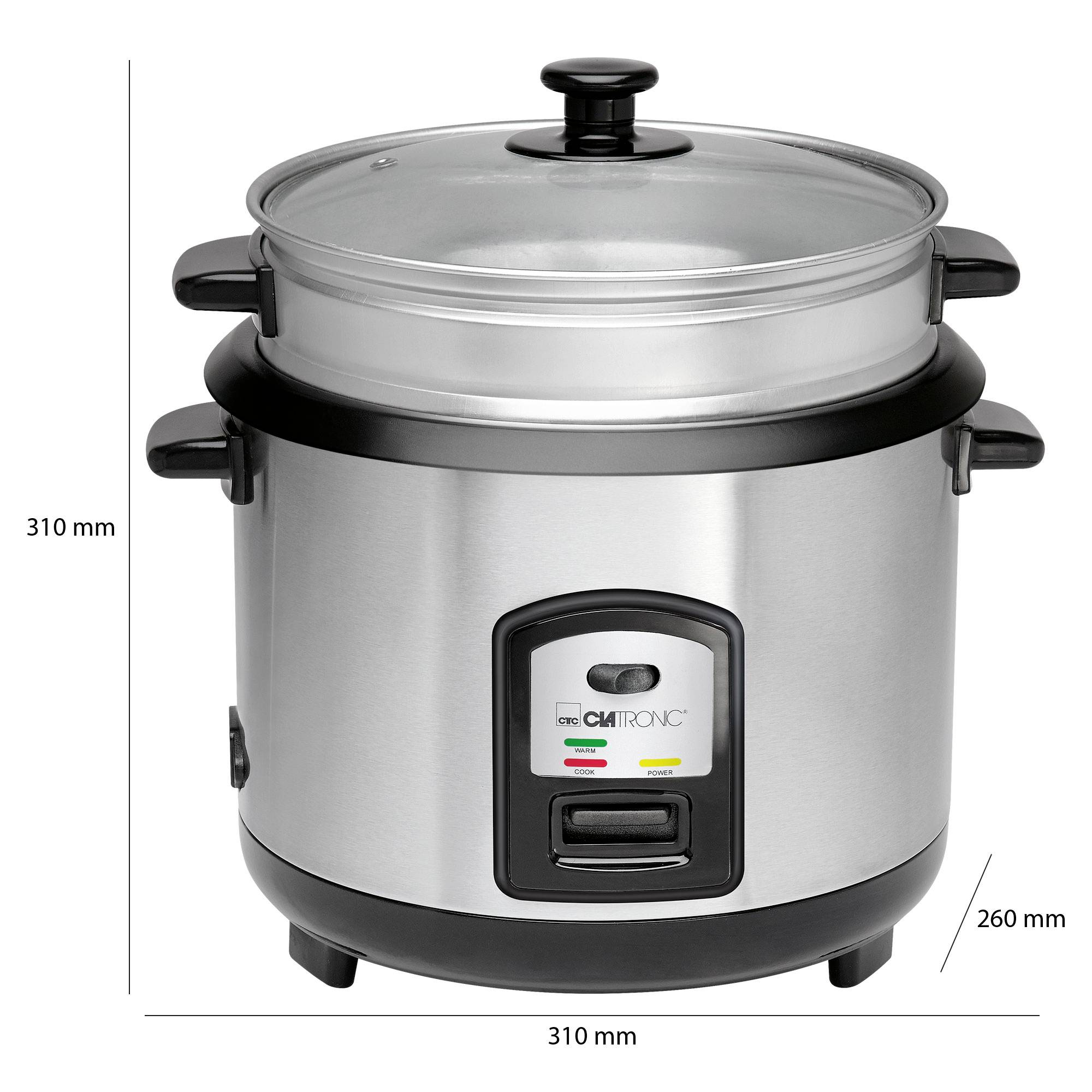 Clatronic RK 3567 Cuiseur de voyage inox