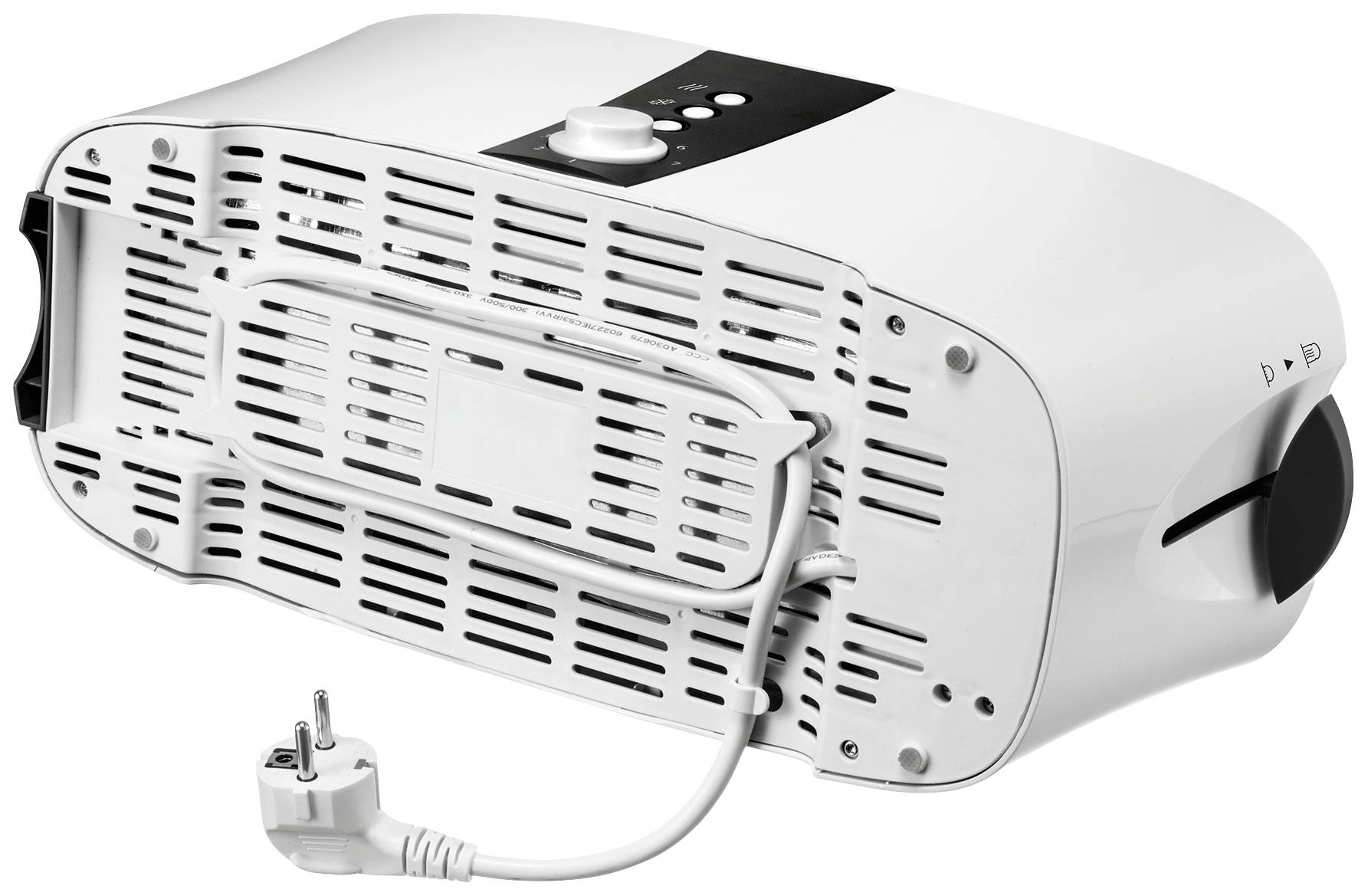 Unold Design Dual Grille-pain boîtier Cool-Touch blanc, noir