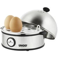 Unold Edel Cuiseur à oeufs voyant lumineux, sans BPA acier inoxydable, noir Unold Edel Cuiseur à oeufs voyant lumineux, sans BPA acier inoxydable, noir