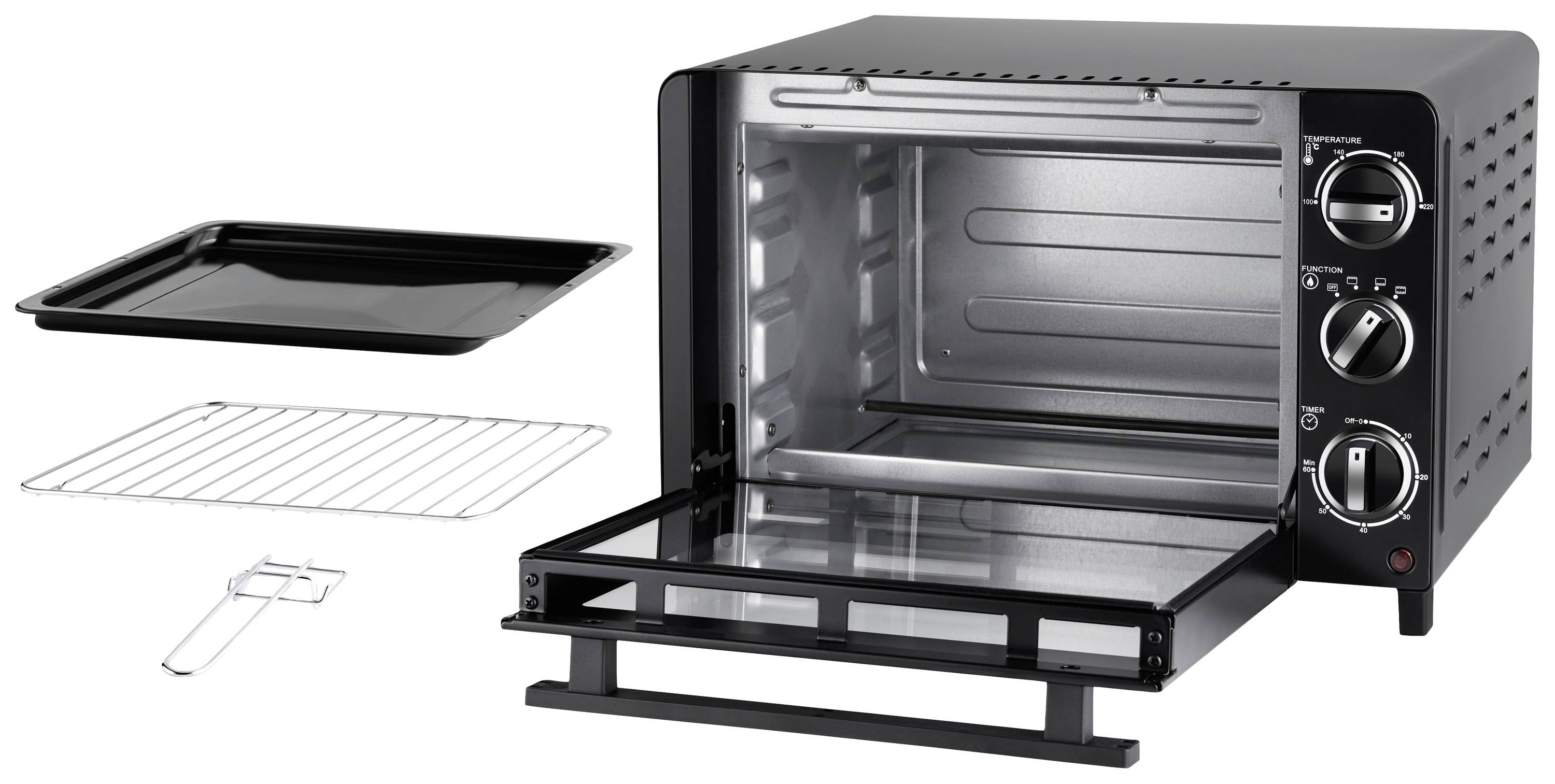 Unold 68875 Mini-four fonction minuteur, voyant lumineux 18 l