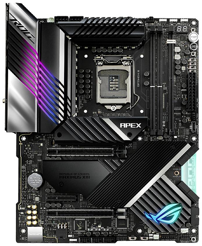 Asus ROG MAXIMUS XIII APEX Carte mère Socket (PC) Intel® 1200 Facteur de forme (détails) ATX Chipset de la carte mère Intel® Z590