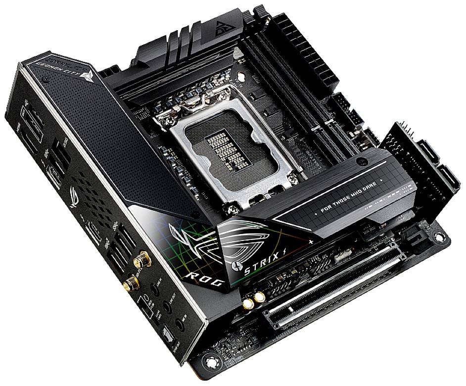 Asus ROG STRIX Z690-I GAMING WIFI Carte mère Socket (PC) Intel® 1700 Facteur de forme (détails) ATX Chipset de la carte mère