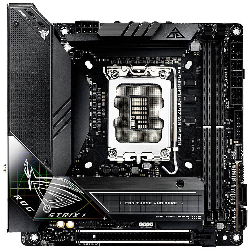 Asus ROG STRIX Z690-I GAMING WIFI Carte mère Socket (PC) Intel® 1700 Facteur de forme (détails) ATX Chipset de la carte mère