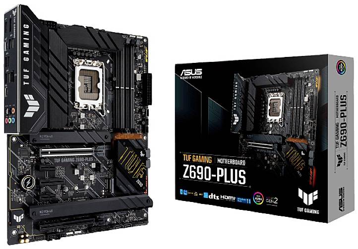 Asus TUF GAMING Z690-PLUS WIFI Carte mère Socket (PC) Intel® 1700 Facteur de forme (détails) ATX Chipset de la carte mère Intel®