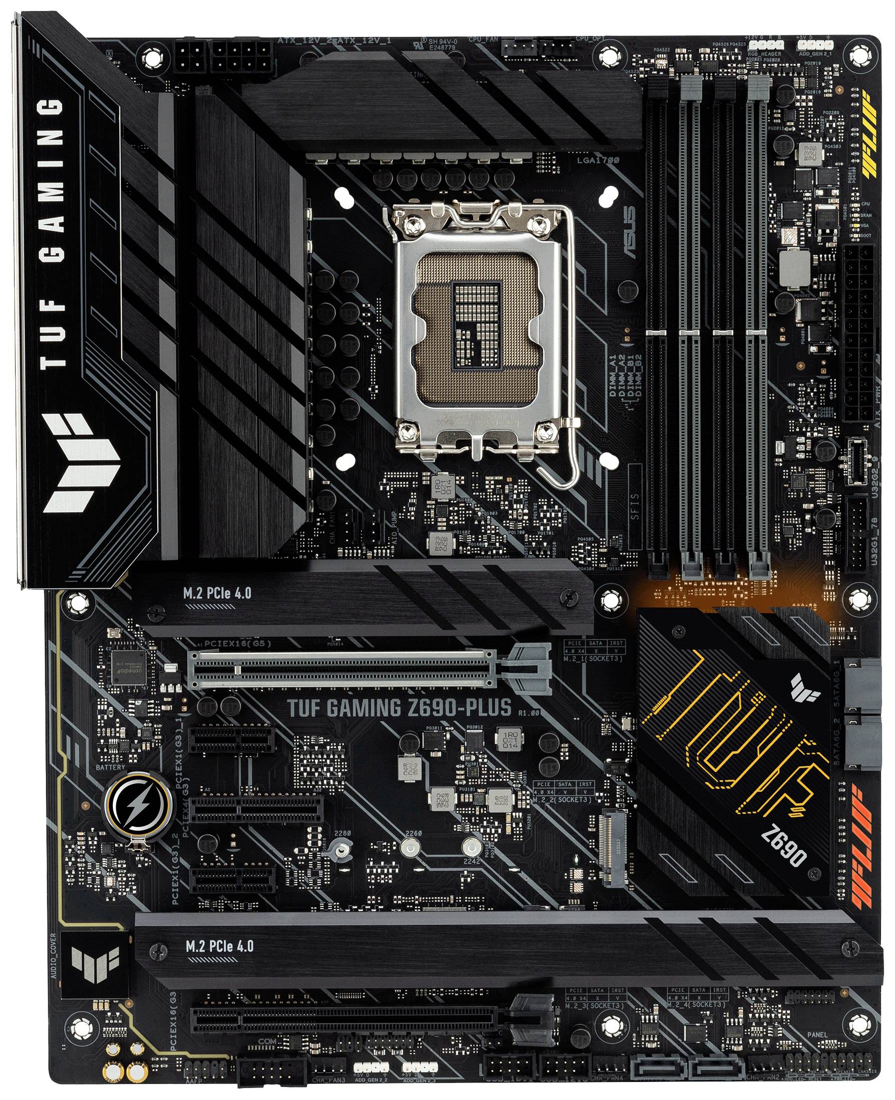 Asus TUF GAMING Z690-PLUS Carte mère Socket (PC) Intel® 1700 Facteur de forme (détails) ATX Chipset de la carte mère Intel® Z690