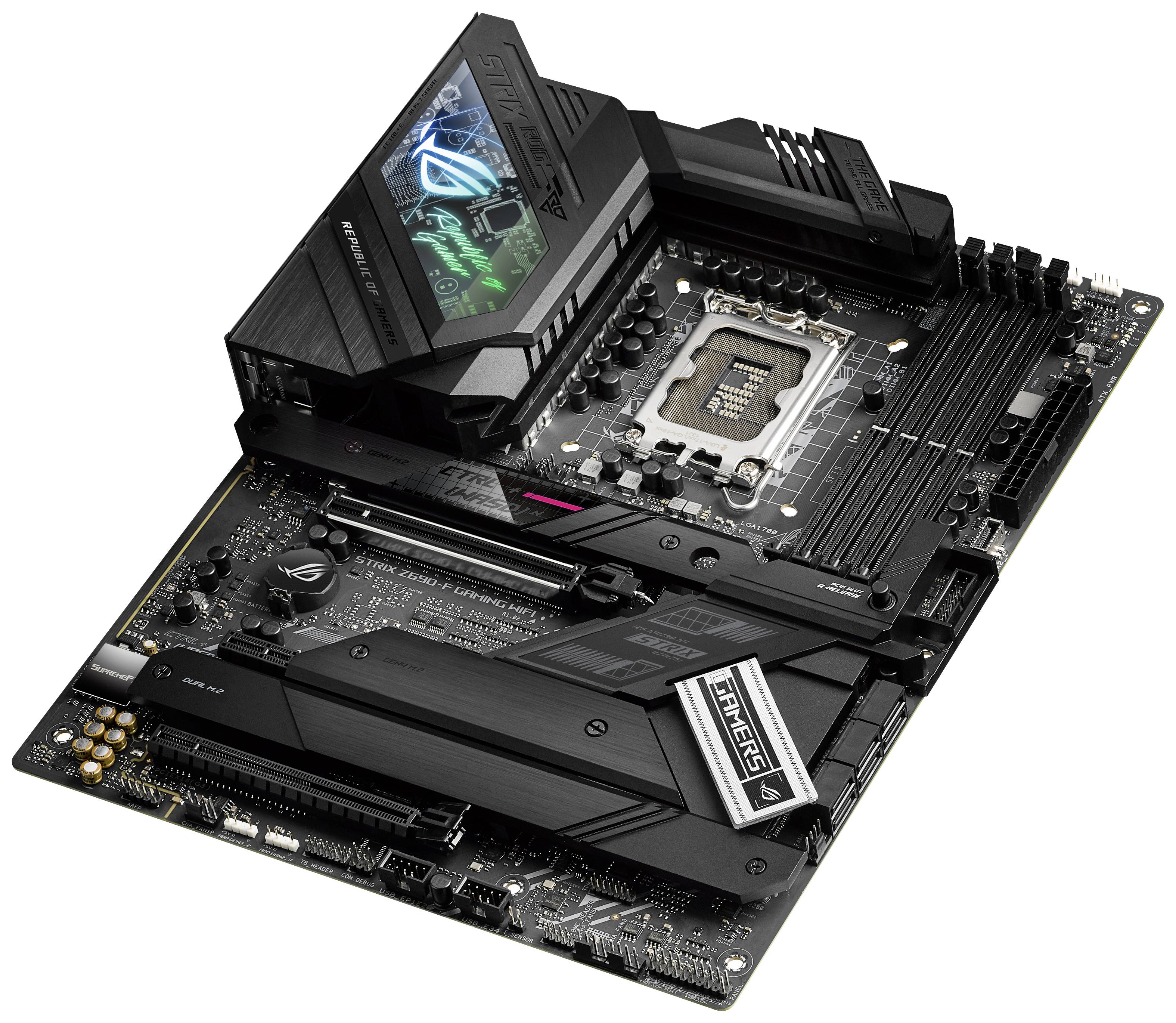 Asus ROG STRIX Z690-F GAMING WIFI Carte mère Socket (PC) Intel® 1700 Facteur de forme (détails) ATX Chipset de la carte mère