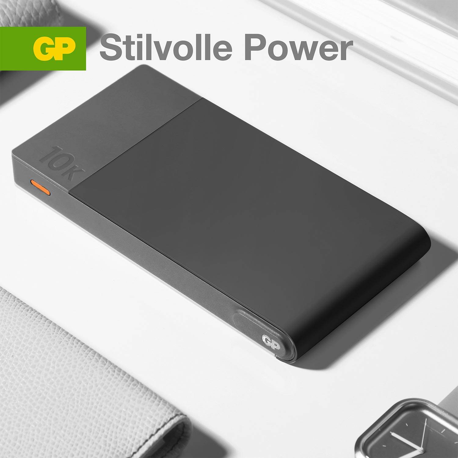 GP MP10B Powerbank (batterie supplémentaire) 10000 mAh Power Delivery Li-Ion gris