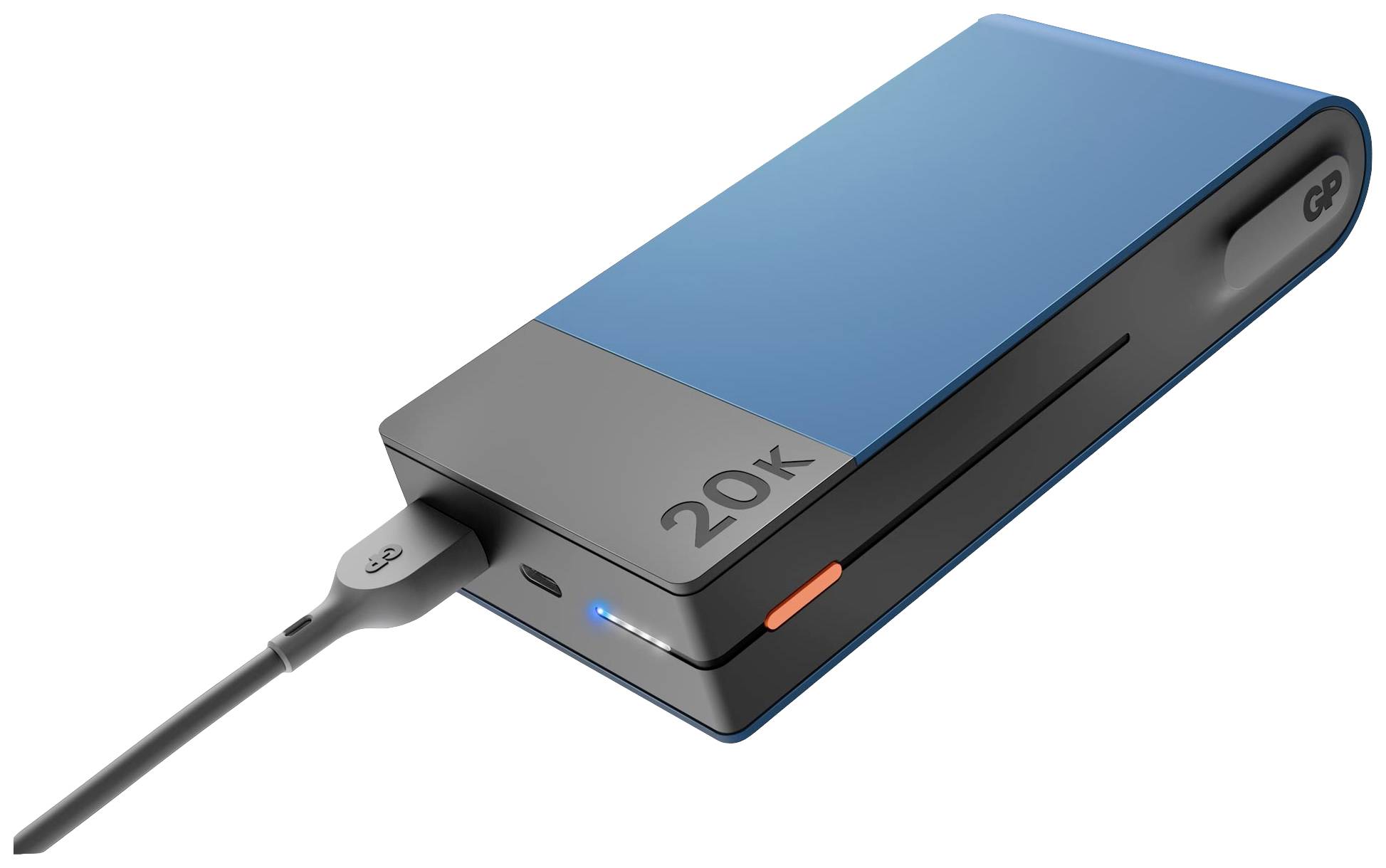 GP GPPBM20BBLMSR907 Powerbank (batterie supplémentaire) 20000 mAh Power Delivery Li-Ion bleu