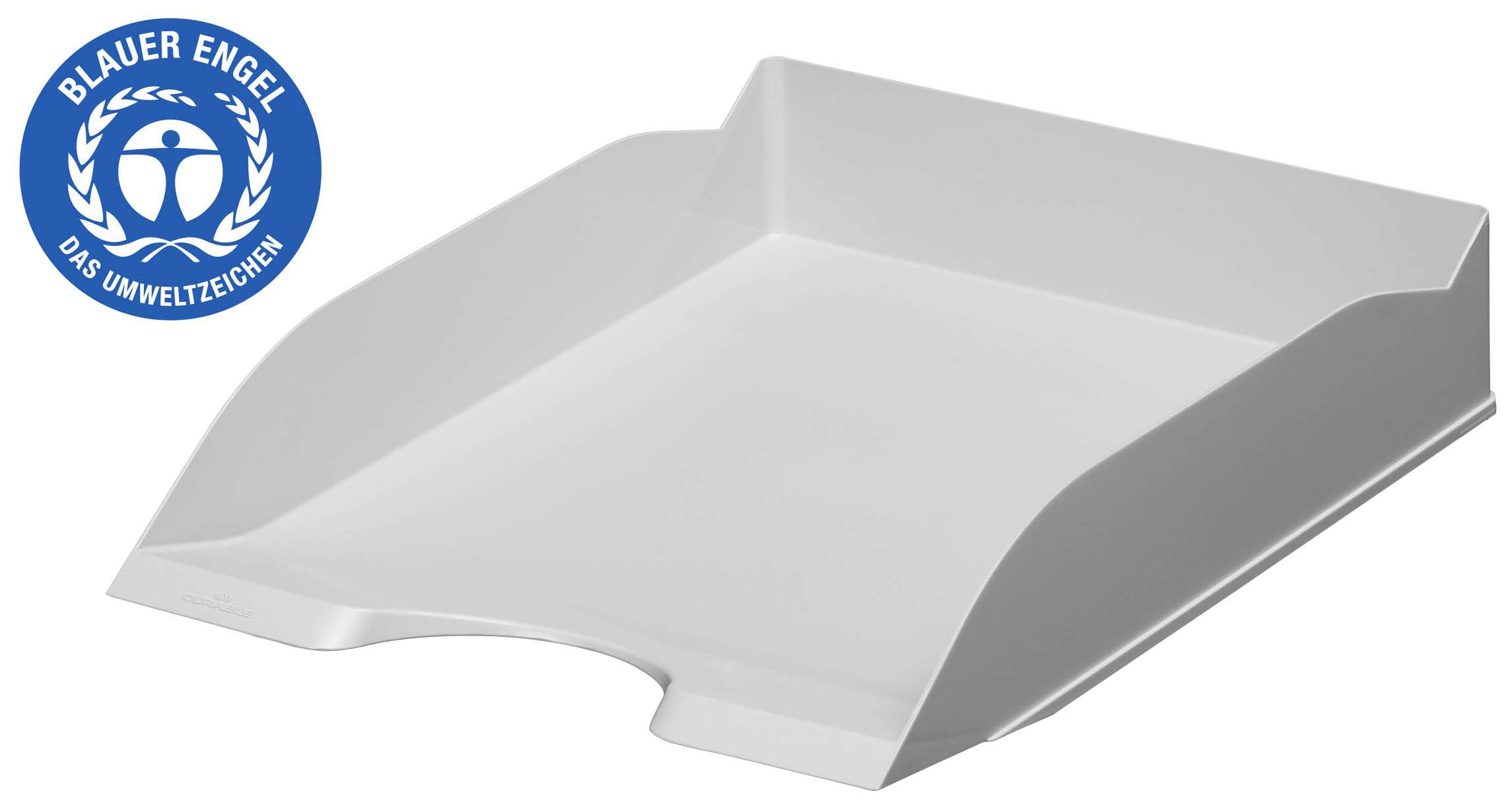 Un support blanc pour papier portant l'écolabel 