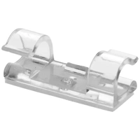 Max Hauri Clip de câble autocollant 164658 Plage de Ø du faisceau 8 mm (max) transparent 18 pc(s) Max Hauri Clip de câble autocollant 164658 Plage de Ø du faisceau 8 mm (max) transparent 18 pc(s)