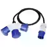 Max Hauri 163897 alimentation Rallonge bleu, noir 1.5 m H07RN-F 3G 1,5 mm² résistant aux huiles, résistant aux UV, résistant aux Max Hauri 163897 alimentation Rallonge bleu, noir 1.5 m H07RN-F 3G 1,5 mm² résistant aux huiles, résistant aux UV, résistant aux