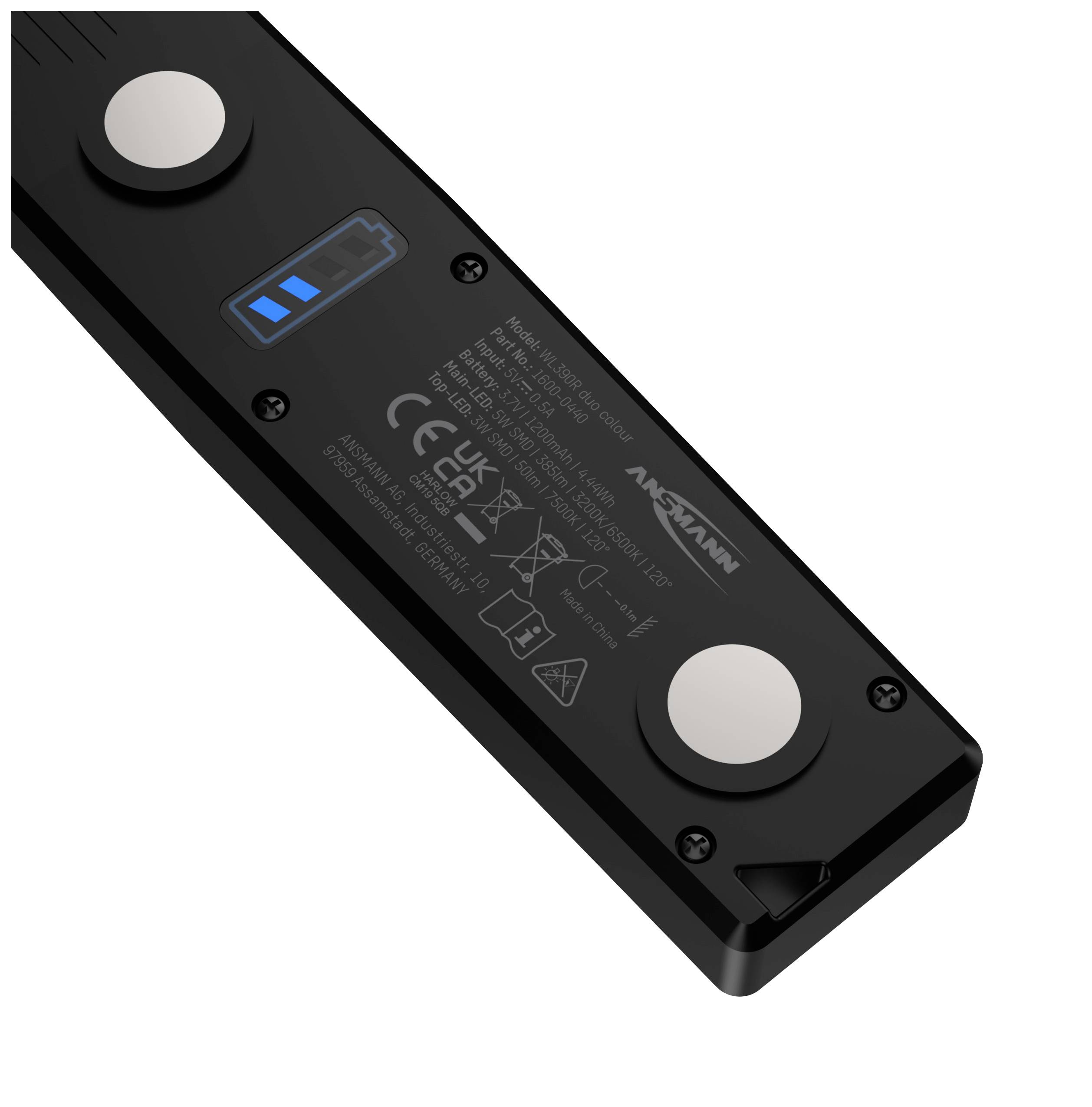 Ansmann WL390R LED Lampe de travail à batterie 385 lm 186 g