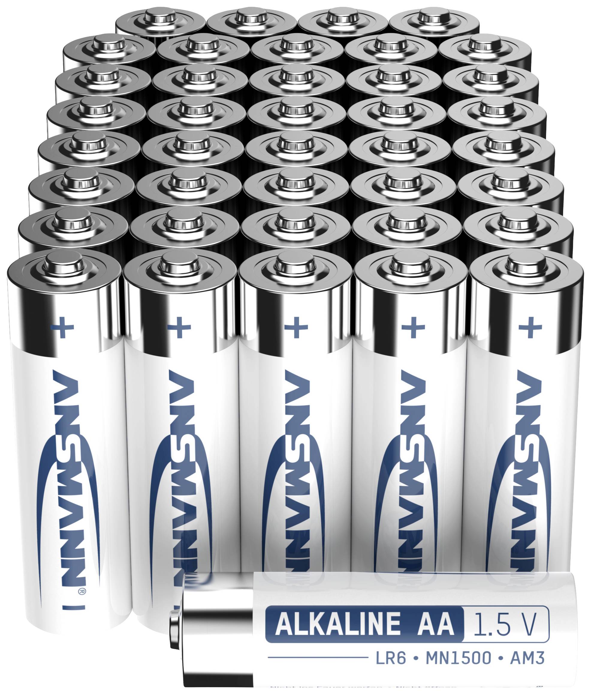 Ansmann Pile LR6 (AA) alcaline(s) 1.5 V 40 pc(s)