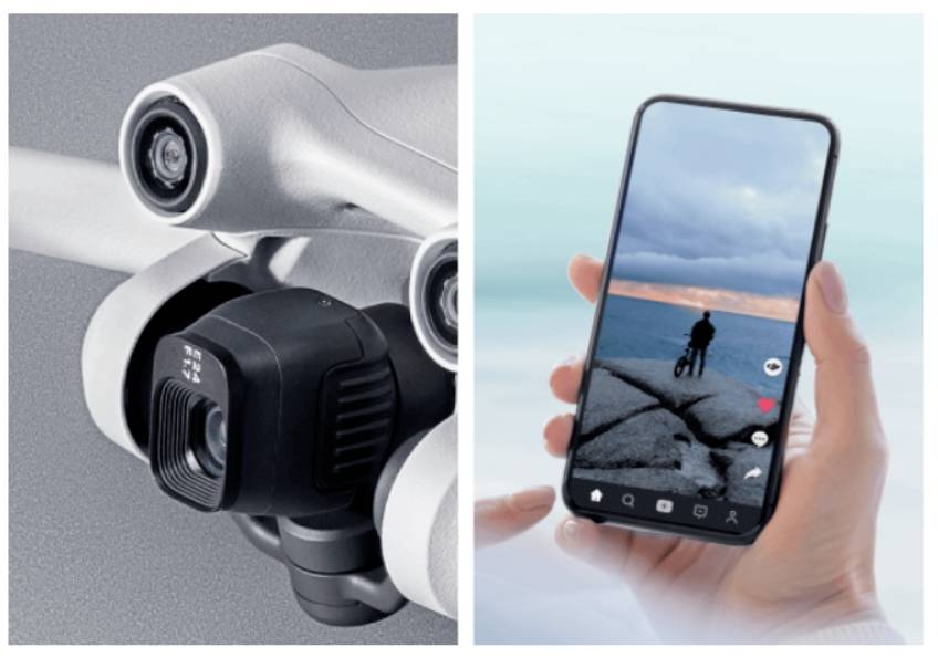 DJI Mini 3 Pro avec Smart Controller Drone quadricoptère prêt à voler (RtF) prises de vue aériennes gris clair