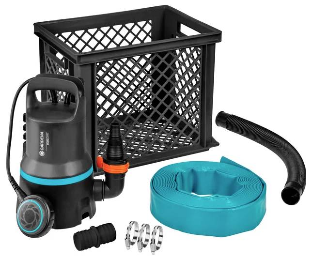 GARDENA 09041-20 Pompe submersible pour eaux chargées 9000 l/h
