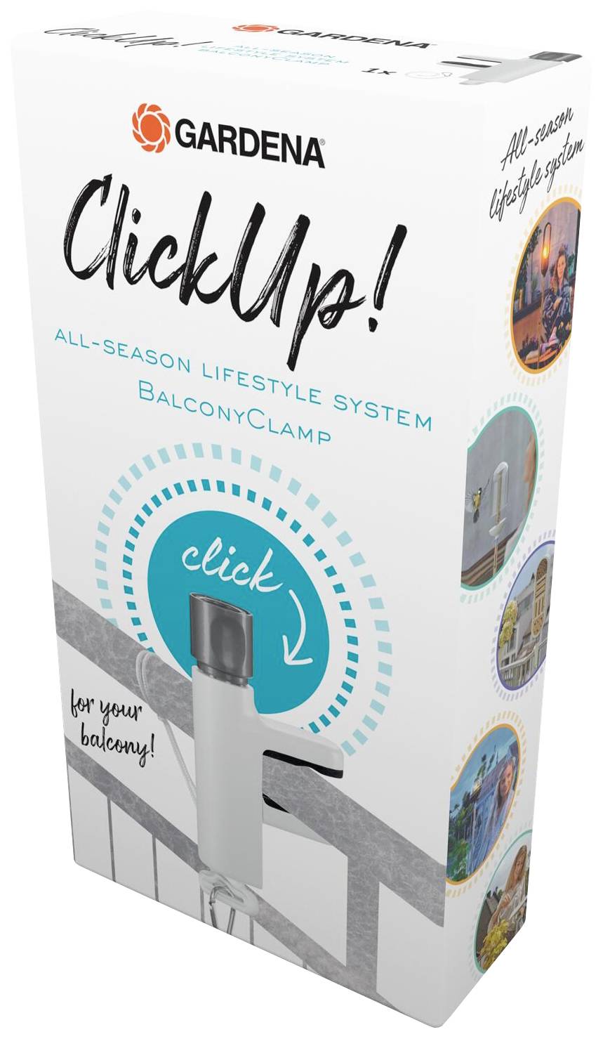 GARDENA 11410-20 ClickUp! Support de balcon