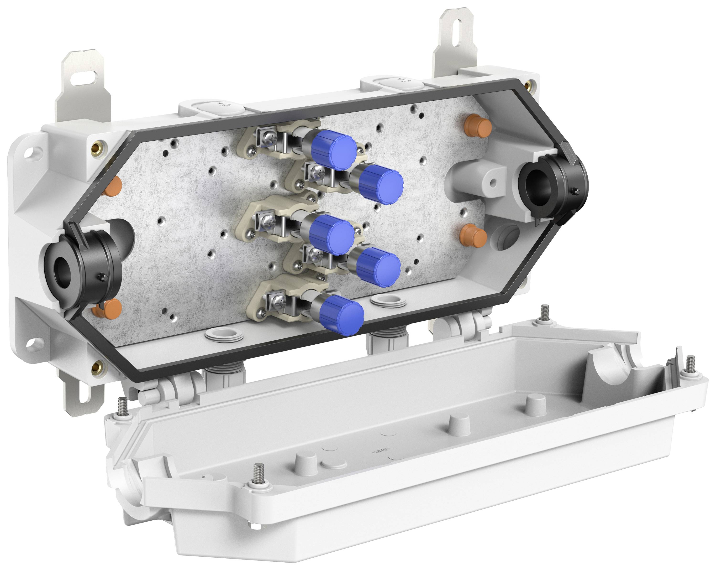 Boîte de raccordement Spelsberg 30200101 (L x l x H) 447 x 190 x 105 mm gris IP66/IP67 1 pc(s)