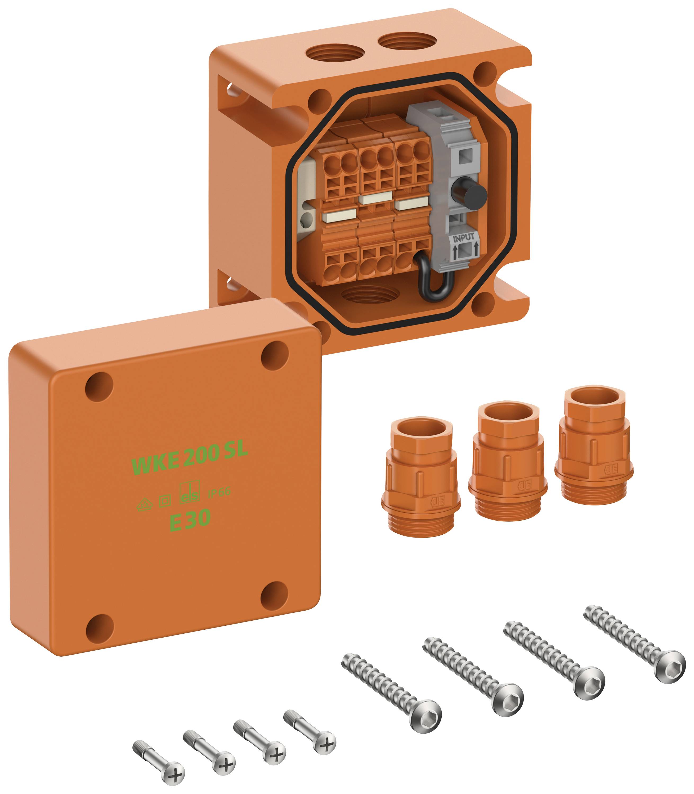 Spelsberg 86228401 Boîte de dérivation (L x l x H) 115 x 93 x 115 mm orange IP66 1 pc(s)
