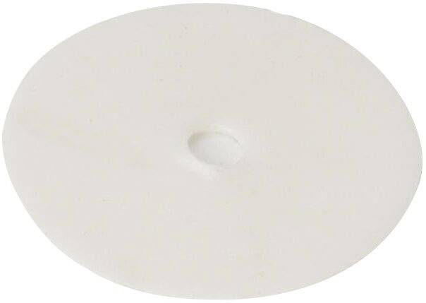 Assiette ronde, plate, blanche avec un léger creux au centre, probablement un plat sans décoration ni motif.