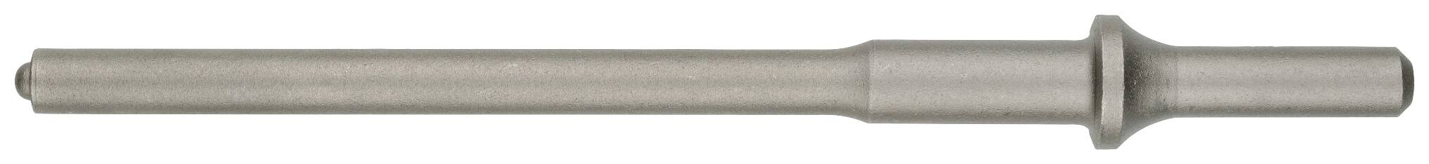 Goujon métallique à forme étagée, surface lisse et extrémité cylindrique. Utilisé comme élément de connexion dans les constructions mécaniques.