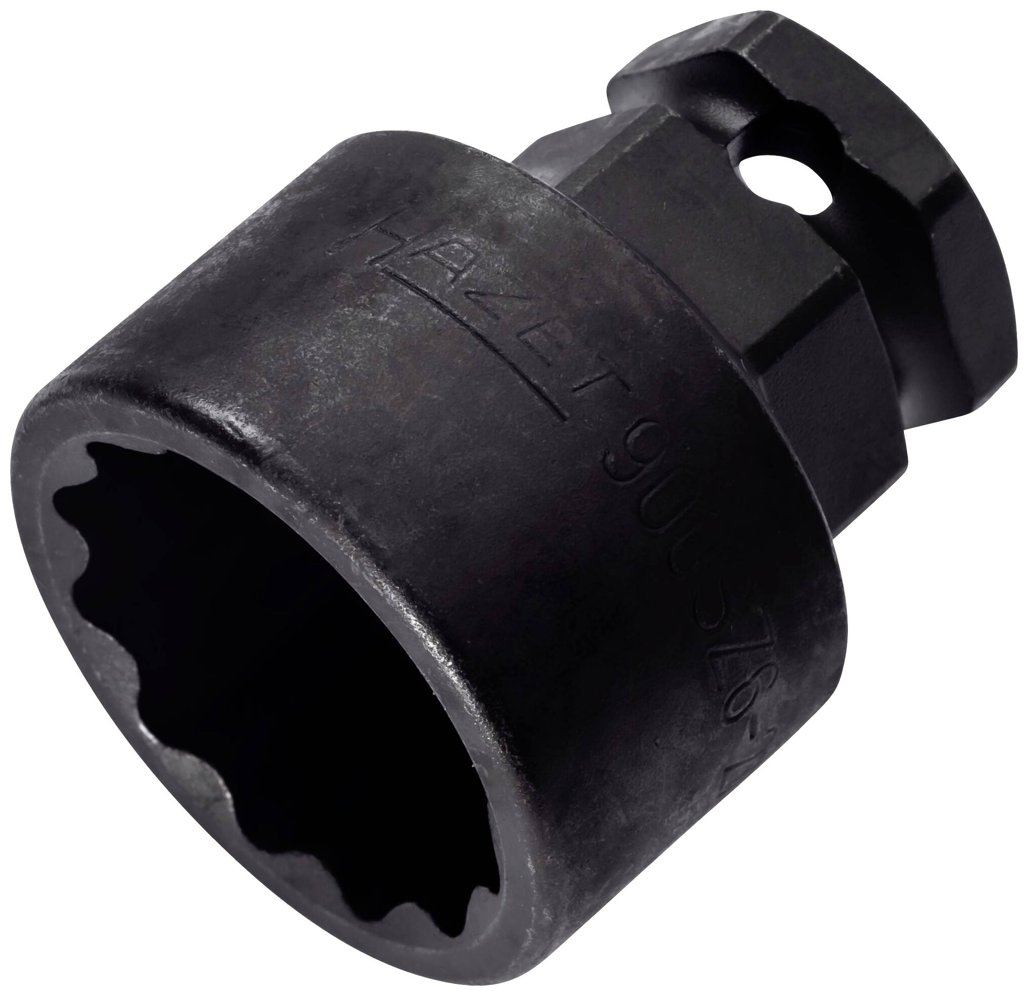 Une goupille de positionnement noire pour machines, cylindrique avec un profil à six pans creux, est utilisée pour les travaux de réparation et de maintenance.