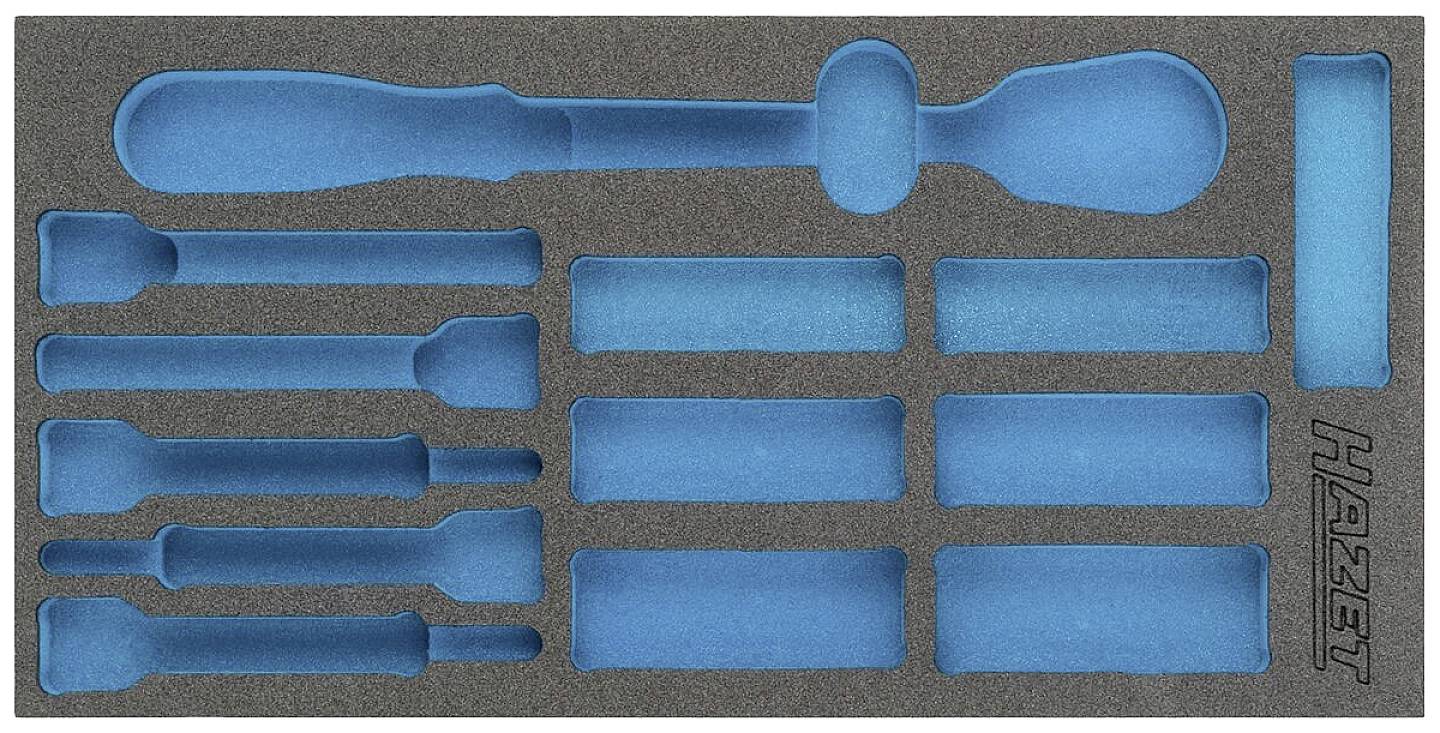 Hazet 163-340L 163-340L Insert en mousse (L x l) 342 mm x 172 mm