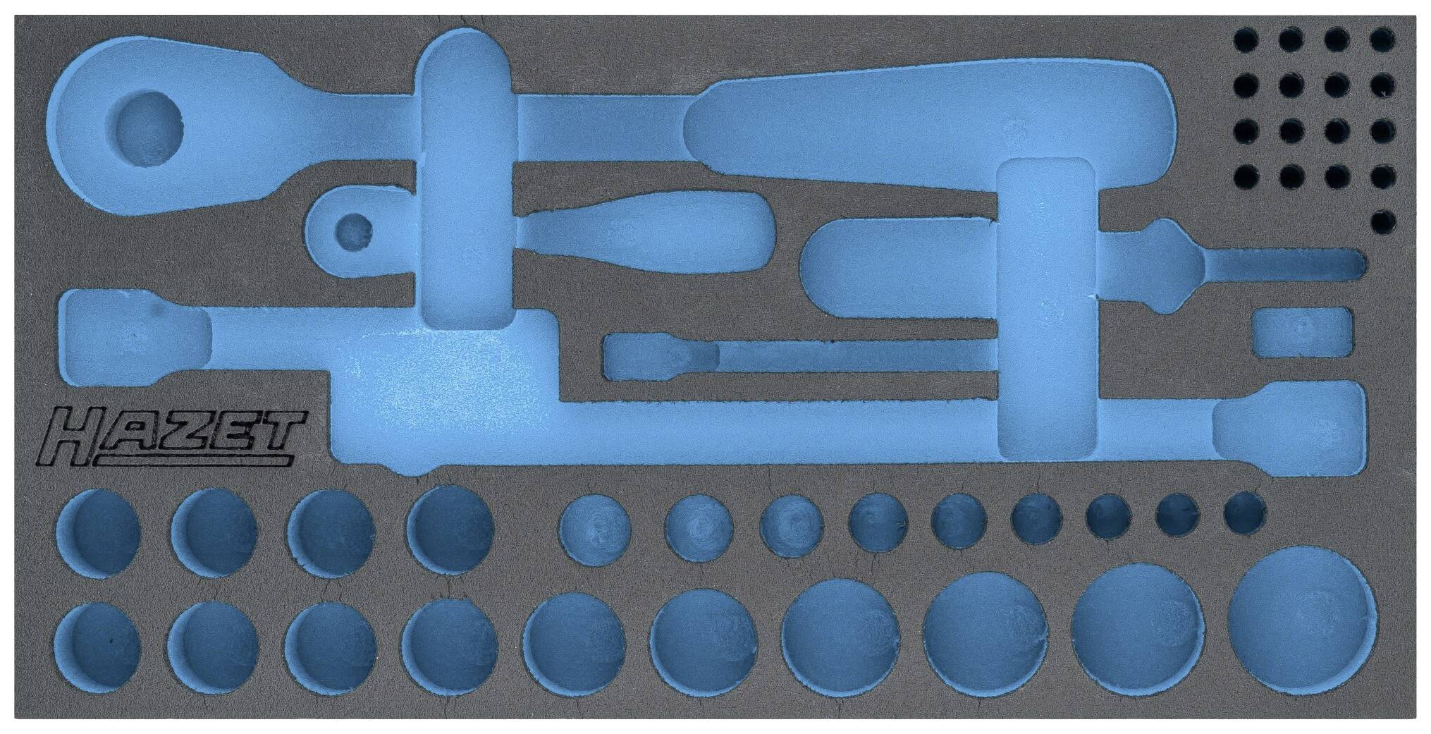 Hazet 163-568L 163-568L Insert en mousse (L x l) 342 mm x 172 mm