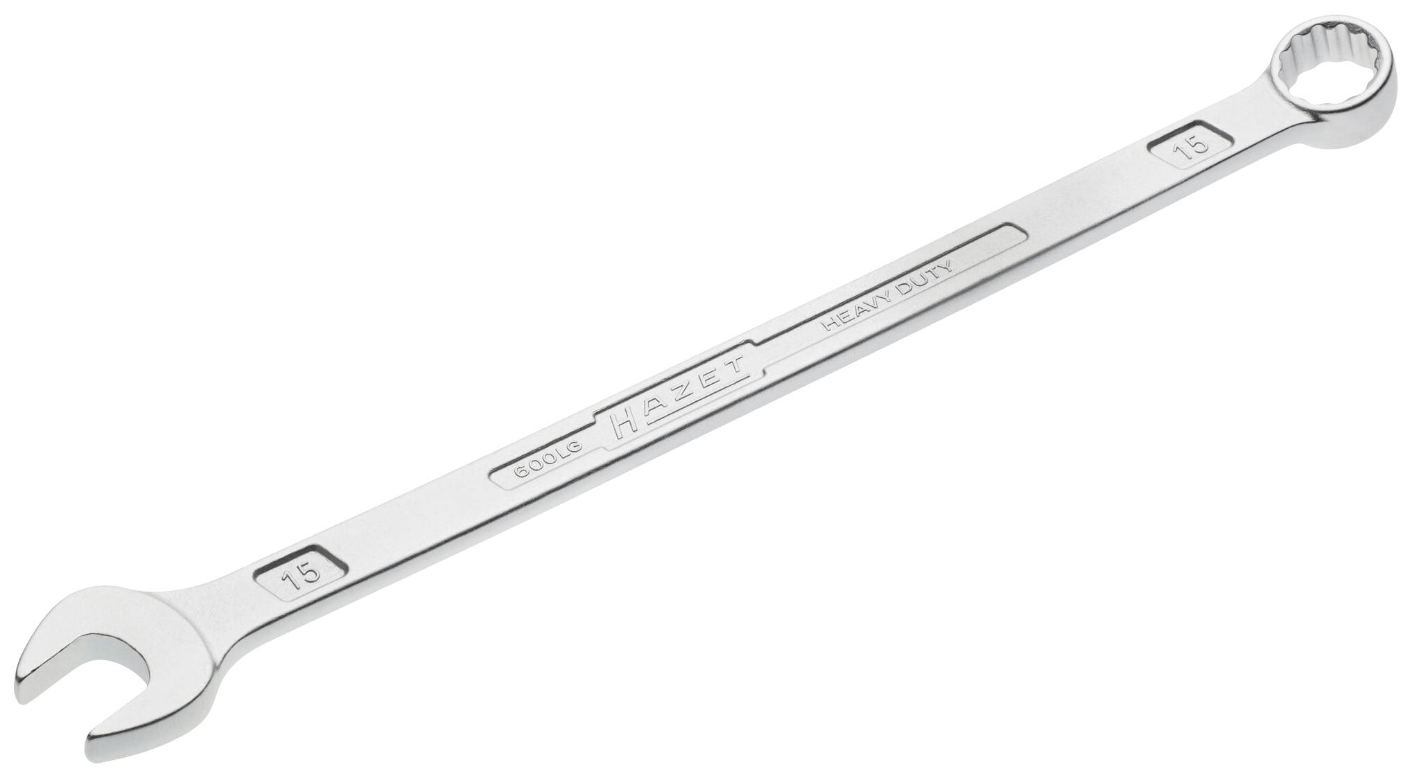 Hazet 600LG-15 600LG-15 Clé mixte Ouverture de clé (métrique) 15 mm
