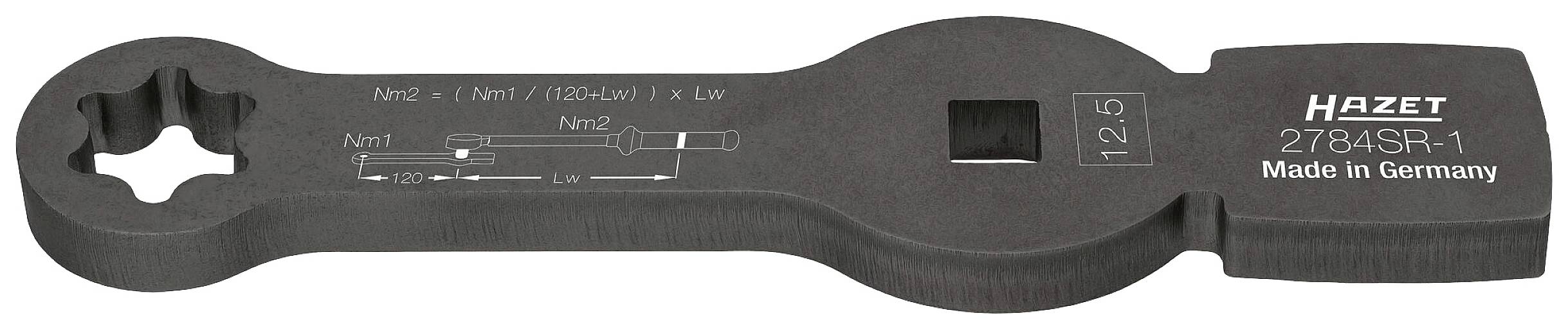 Clé polygonale à frapper Hazet 2784SR-1